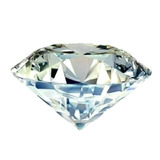 Pedra Do Poder Cristal Vidro Diamante Peso De Papel Jóia 