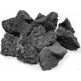 Pedra Vulcânica Cinza Para Lareiras Churrasqueiras 1kg