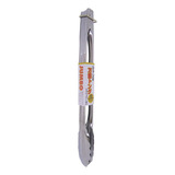 Pegador Carne Salada Grelhado Churrasco Inox Trava 30 Cm