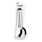 Pegador Universal Liso Salada Carne Pinça 21 Cm Inox Laguna