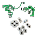 Pelicula Condutiva + Kit Borrachas Controles Ps4 Jds Jdm 030