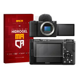 Película De Hidrogel P/ Câmera Sony Zv-e10 Ultra Brilho Gel