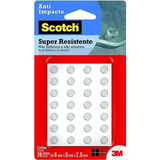 Película De Segurança Adesivo Protetor Anti Impacto Redondo Pequeno 8mm Scotch 3m 28 Peças