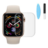 Pelicula Para Relógio Apple Watch Uv 9h Vidro C/ Borda Curva