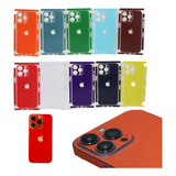 Película Skin Adesivo 360 Graus Colorida Para Iphones 15