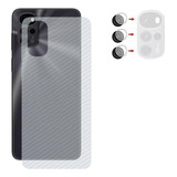 Pelicula Traseira + Pel. Camera Para Moto G22