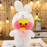 Peluche De Pato Lalafanfan Vestido Como Stitch