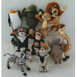 Pelúcia Animais Madagascar Dreamworks Col Mcdonald's Complet