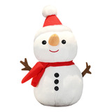 Pelúcia Boneco De Neve Papai Noel Rena Decoração Natal Lindo