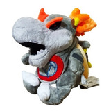 Pelúcia Bowser Jr. Esqueleto Ossos 22cm Koopaling Mario Bros