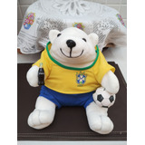 Pelúcia Coca Cola Futebol Urso Esportista Leia A Descrição 