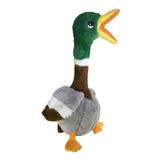 Pelúcia Gigante, Pescoço Longo Com Som De Pato Kong G P/cães Cor Cinza