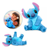 Pelúcia Stitch Azul 33cm Genérica Boneco Brinquedo Infantil