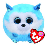 Pelucia Ty Beanie Balls Cachorrinho Husky Azul Toyng 49257