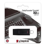 Pen Drive Datatraveler Exodia Usb 3.2 Dtx/32gb - Kingston