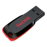 Pendrive 4gb Sandisk Cruzer Blade Usb 2.0 Flash Drive