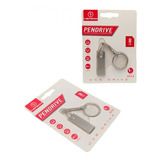 Pendrive Mini Metalico Com Cordão Kapbom 8gb Imediato Cor Prateado