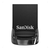 Pendrive Sandisk Ultra Fit 64gb 3.1 Gen 1 Preto Flash Drive