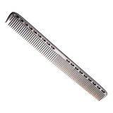 Pente De Corte Metal Alumínio Separador Mecha Para Barbeiro Cor Prateado