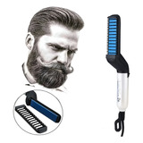 Pente Elétrico Modelador Chapinha Barba Cabelo Masculino 