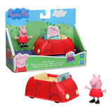 Peppa Pig Carro Vermelho Veículo + Figura - Hasbro F2212