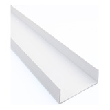 Perfil U Canaleta Para Câmara Fria 5,5x2,5cm - 1mt