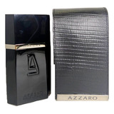 Perfume Azzaro Pour Homme Silver Black Edt 100ml - Leather Collector Edition - Perfume + Case De Couro Legítimo - Veja A Descrição E Fotos