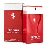 Perfume Ferrari Man In Red 100ml Edt Original + Amostra