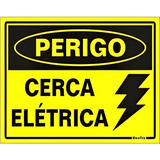 Perigo Cerca Elétrica Ps92 20x30 Encartale