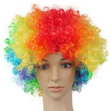 Peruca Cacheado Colorida Cosplay Festa Fantasia Oferta 
