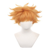 Peruca Cosplay Azul Lock Kunigami Rensuke Cabelo Curto 32cm