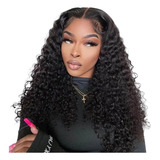 Peruca Front Lace Cabelo Cacheado Humano Longo Cacheado 50cm