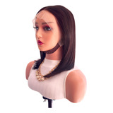 Peruca Front Lace Hd 13x4, Cabelo Humano 35cm, Chanel Bob