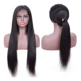 Peruca Lace Cabelo Cacheados Fibra Sintética Pretos 70 Cm