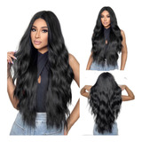 Peruca Lace Wig Bio Organica Cabelo C/ 70cm Longa Ondulada