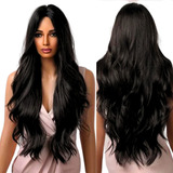 Peruca Lace Wig Sem Franja Ondulada Identica Cabelo Humano