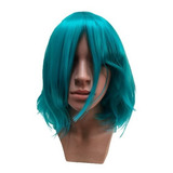 Peruca P/ Personagem Cosplay Modelo Liso E Curto C/ Franja