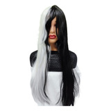 Peruca Personagem Cruella Do Filme Disney E 101 Dálmatas