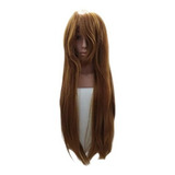 Peruca Sintética Wig Lisa 70cm C/ Franja Silk To