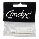 Pestana Nut Para Guitarra Condor En3442 Wh Unidade Branco
