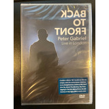 Peter Gabriel Back To Front Live In London - Dvd Rock