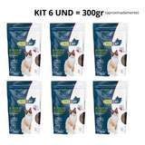 Petisco Saudável Sabor Peixe Para Gatos 50g - Kit 6 Und