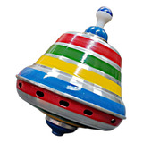 Pião Sonoro Grande Alumínio Brinquedo Retrô Anos 80 - Imc 83