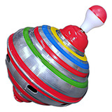 Pião Sonoro Pequeno Alumínio Brinquedo Retrô Anos 80 - Imc81