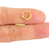 Piercing Argola Extra Fina Cravejada Nostril