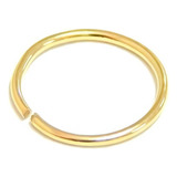 Piercing De Nariz Argola Em Ouro 18k Cor Amarelo