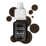Pigmento Micropigmentação Microblading Sobrancelhas Lovbeauty - Castanho Escuro Black Coffee 5mls