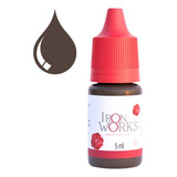 Pigmento Para Micropigmentação Iron Works 5ml Cor Marrom Café