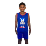 Pijama Infantil Curto Calor Regata Herói Homem Aranha