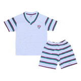 Pijama Infantil Fluminense Curto Oficial